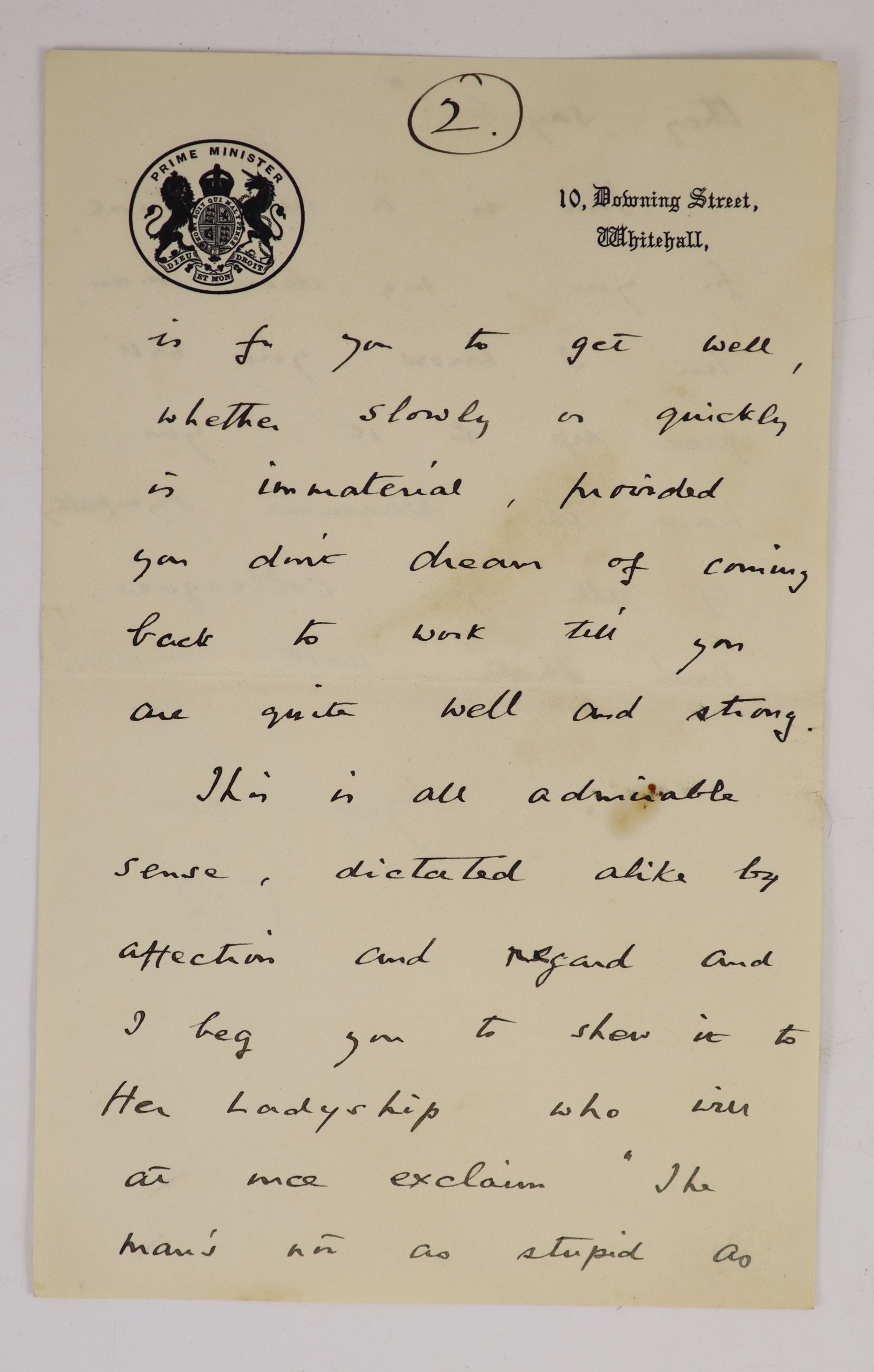 Baldwin, Stanley (1867-1947) An a/l, 2pp, 8vo, to Douglas Hogg, dated 3rd June, 1935, - ‘’My dear Douglas, I am now in a position to ask if you accept once more the office of Lord Chancellor. It would give me the greates